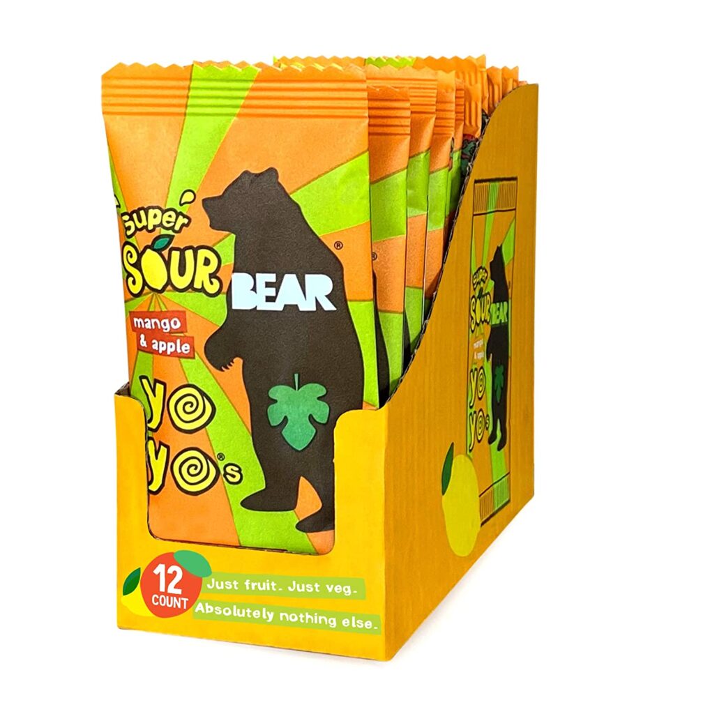 Sour Bear Real fruit Candy