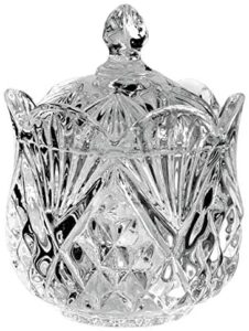 Godinger pineapple shaped candy dish with lid