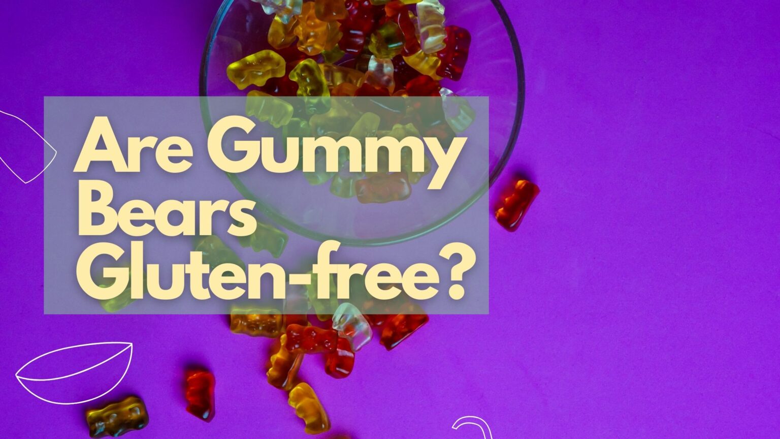 Are Gummy Bears Gluten Free? Let's Find Out RealGoodGummies