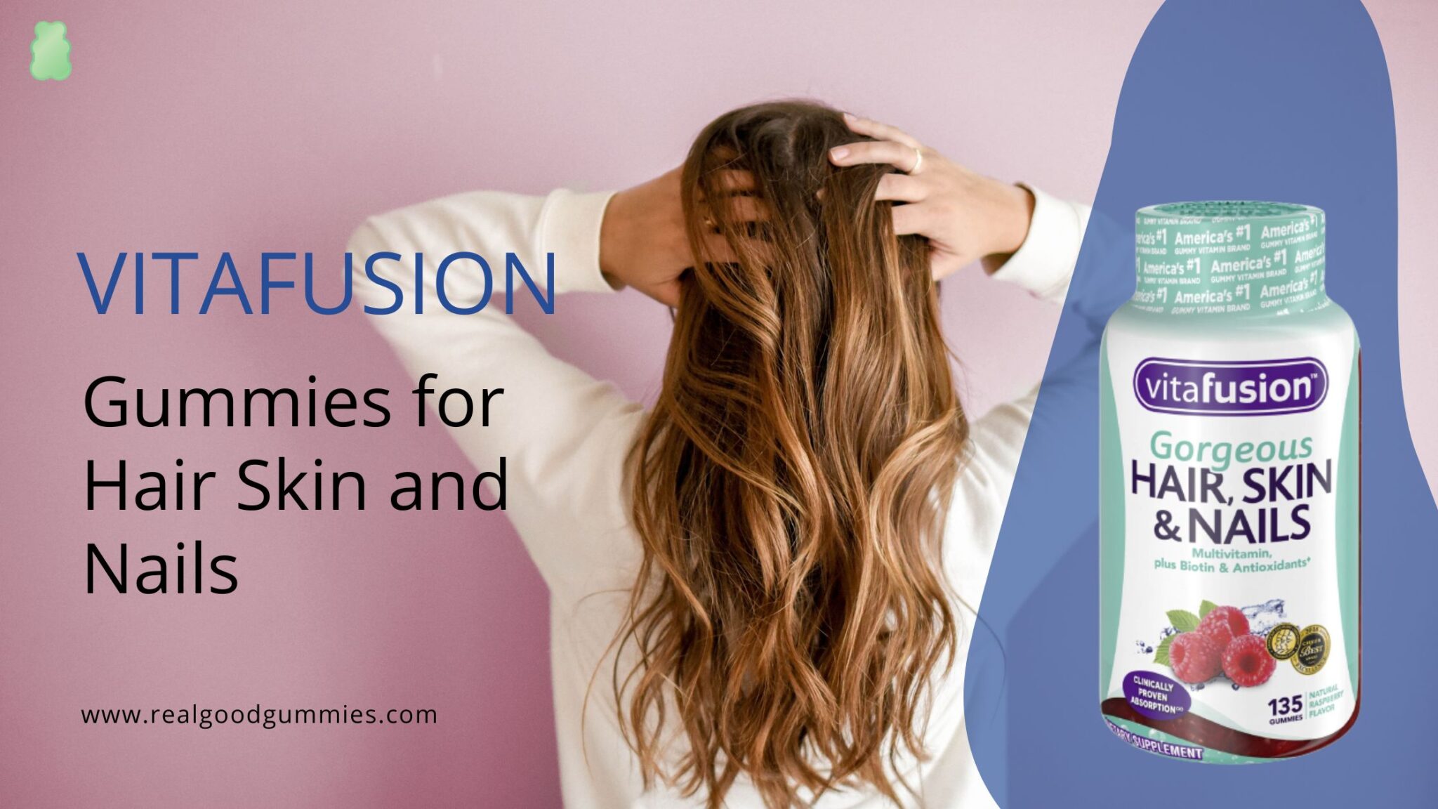 Vita Fusion Gummies For Hair skin and nails Review in 2023