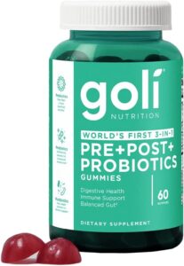 Goli PRE+POST+ Probiotics gummies Product image